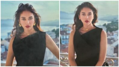 Beauty Personified: Aditi Rao Hydari looks dreamy and steamy in black bodycon