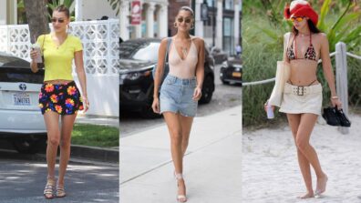 Bella Hadid’s Collection Of Mini Skirts Is Noteworthy