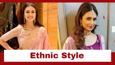 Best looks of TV queen Divyanka Tripathi in ethnic dresses