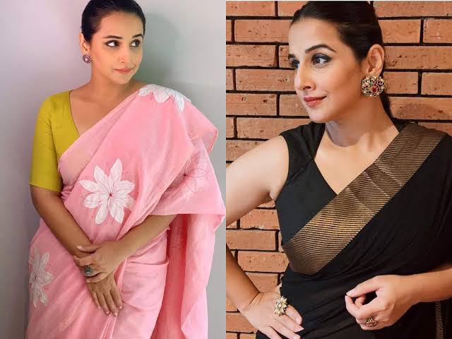 Best Of Vidya Balan’s Red, Pink, And Purple Sarees, Check Out - 2