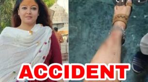 Big News: Tanushree Dutta injured in road accident after her car brake failure