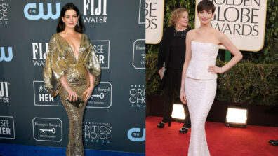 Anne Hathaway Never Fails To Impress Us With Her Red Carpet Looks; Here Are Some Of Our Favourites