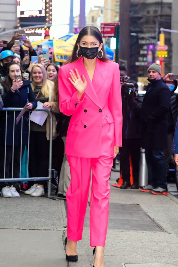 BTS Member V And Zendaya Wore A Similar Pink Suit: Whom Did You Like The Most? - 1