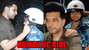 Caught on Camera: Karan Kundrra and Tejasswi Prakash go out for a romantic bike ride, watch video