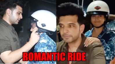 Caught on Camera: Karan Kundrra and Tejasswi Prakash go out for a romantic bike ride, watch video