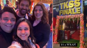 Celebration Photos: Kapil Sharma, Sumona Chakravarti, Kiku Sharda, Archana Puran Singh wrap up shoot for The Kapil Sharma Show