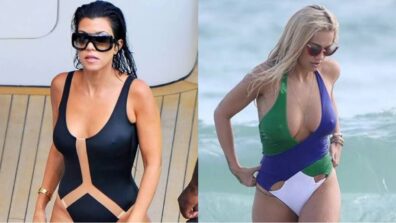 Celebrity Inspired Cut-Out Swimsuits We Need This Summer: Kourtney Kardashian and Rita Ora