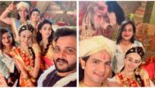Cute Set Moment: RadhaKrishn fame Sumedh Mudgalkar, Mallika Singh and Basant Bhatt spend quality time together, see viral photodump