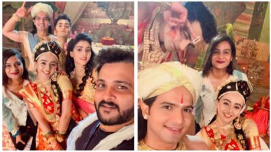 Cute Set Moment: RadhaKrishn fame Sumedh Mudgalkar, Mallika Singh and Basant Bhatt spend quality time together, see viral photodump