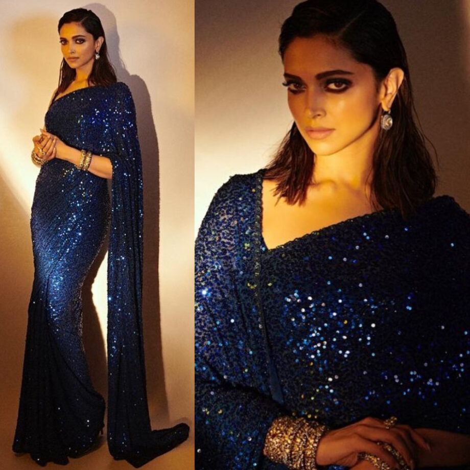 Nora Fatehi To Shilpa Shetty: Bollywood Babes Slaying Monotone Sequin Sarees - 1