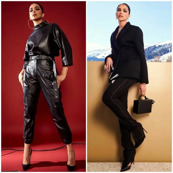 Deepika Padukone Teaches Us How To Keep It Casual In Head-To-Toe Black Outfits - 2