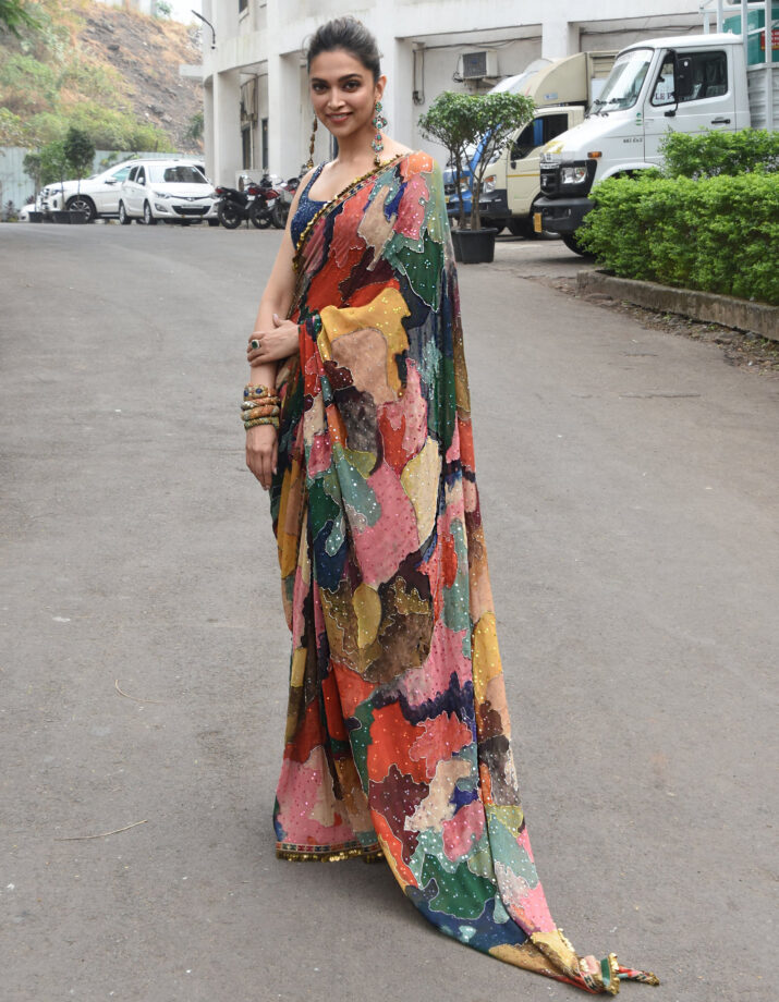 Deepika Padukone’s Multicoloured Ensembles Are Elite, From Sarees To Shirts, Take A Look - 0