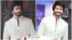 Dheeraj Dhoopar flaunts irresistible swag in royal white, Twinkle Vashist is lovestruck