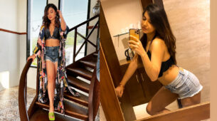 Divya Agarwal In Crop Tops And Denim Shorts Is A Delight To Watch
