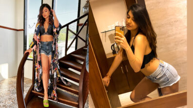 Divya Agarwal In Crop Tops And Denim Shorts Is A Delight To Watch