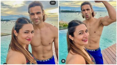 Divyanka Tripathi and Vivek Dahiya are ‘power couple’ goals, pose in stylish swimwears