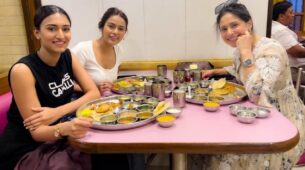 Erica Fernandes enjoys yummy Gujarati thali with squad, check out full menu