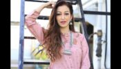 Ethnic beauty: Sunayana Fozdar looks dreamy in dull pink floral salwar suit