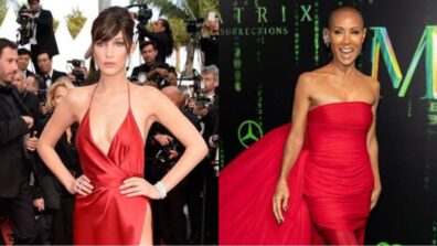 Fashion Face-Off: Bella Hadid Or Jada Pinkett Smith: Whose Red Gown Would You Steal?