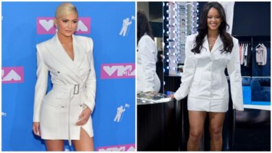 Fashion Face-off: Kylie Jenner Or Rihanna: Which Diva Made A Sensuous Appearance In A White Blazer?