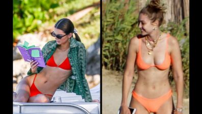 Fashion Faceoff: Gigi Hadid Vs Kendall Jenner: Who Gave You Beach Vibes In A Neon Orange Bikini?