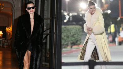 Fashion Faceoff: Kendall Jenner Or Hailey Bieber: Whose Faux Fur Are You Stealing?