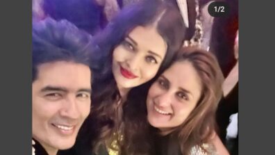 Friends Forever: Manish Malhotra spotted with Aishwarya Rai and Kareena Kapoor at Karan Johar’s 50th birthday bash