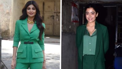 From Shilpa Shetty To Rashmika Mandanna, Celebs Who Opted For Green Pantsuits And Looked Stunning