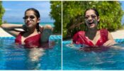 From swagger shades to red swimwear: Jannat Zubair Rahmani’s latest ‘water baby’ avatar will make your heart skip a beat