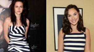Gal Gadot Vs Kristen Stewart: Whose Black And White Striped Dress Are You Stealing?