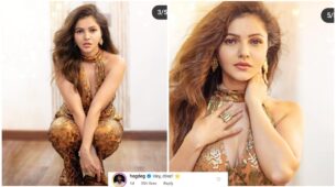 Glow Girl: Rubina Dilaik looks dreamy in glitzy glittery golden outfit, Gautam Hegde says ‘Diva’