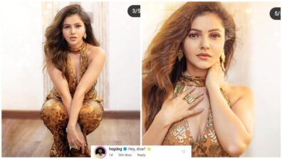 Glow Girl: Rubina Dilaik looks dreamy in glitzy glittery golden outfit, Gautam Hegde says ‘Diva’