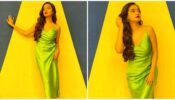 Gorgeous: Anushka Sen turns in the funk with her satin neon gown, see pics