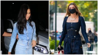 Hailey Bieber And Katrina Kaif Both Enjoy Denim On Denim Look, Check Out