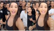 Haye Garmi: Nora Fatehi looks burning hot in black bralette, makes big announcement for UAE fans