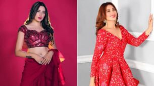 Hot As Fire: Mahira Sharma In Red Ensembles Is A True Beauty
