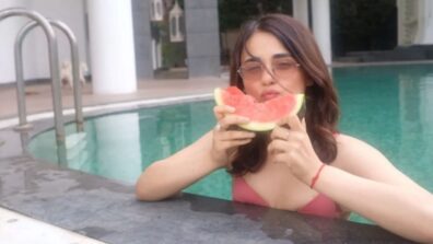 In Pics: Radhika Madan sizzles internet in pink bikini at pool