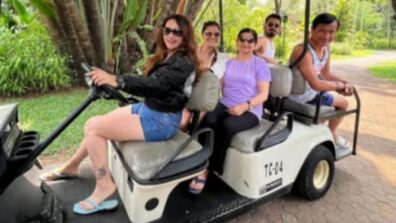 In Pics: Rubina Dilaik and Abhinav Shukla caught up on a luxury ride