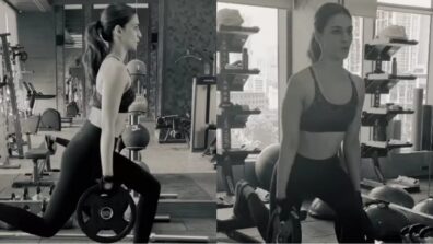 It looks easier than it is: Kriti Sanon’s inspiring workout video in black bralette and yoga pants will make you fall in love