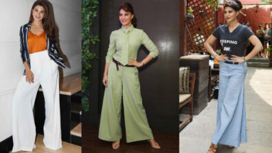 Jacqueline Fernandez’s Obsession With Wide-Leg Pants Is Neverending