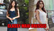 Janhvi Kapoor To Nora Fatehi: Bollywood Celebrities In Sassy Classy Maxi Dresses