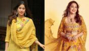 Janhvi Kapoor To Madhuri Dixit: Bollywood Celebrities Raising Heat In Yellow Ensembles
