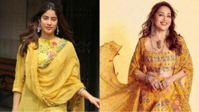 Janhvi Kapoor To Madhuri Dixit: Bollywood Celebrities Raising Heat In Yellow Ensembles