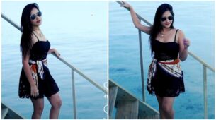 Jannat Zubair turns water girl in Maldives in her bold LBD video