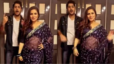 Jiggle Jiggle: Shraddha Arya dances with Kundali Bhagya co-star in blue transparent saree, see full video