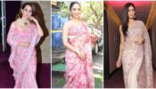 Kangana Ranaut, Kiara Advani and Katrina Kaif are class apart in pink floral sarees, take cues