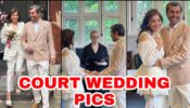 Kanika Kapoor shares adorable snaps from her court marriage with husband Gautam, fans get couple goals