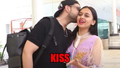 Karan Kundrra-Tejasswi Prakash Melt Hearts As They Kiss Each Other In Front Of The Cam: See Here