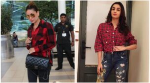 Kareena Kapoor and Alia Bhatt, Red Chequered Shirts Are Always In Trend