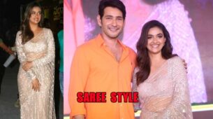 Keerthy Suresh Is A Gem To Watch As She Dons Her Look In Transparent Saree: See Pics